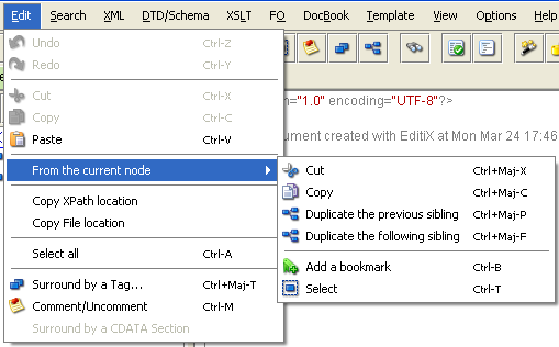 xml facilities