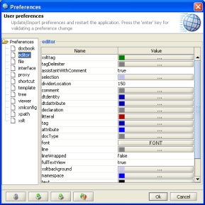 editix - Preferences