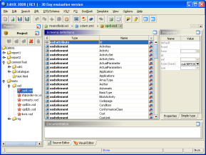 editix visual schema editor