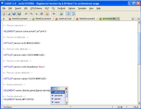 editix - dtd editor