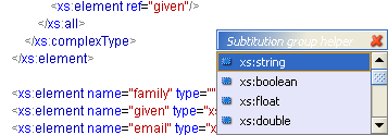 schema editor